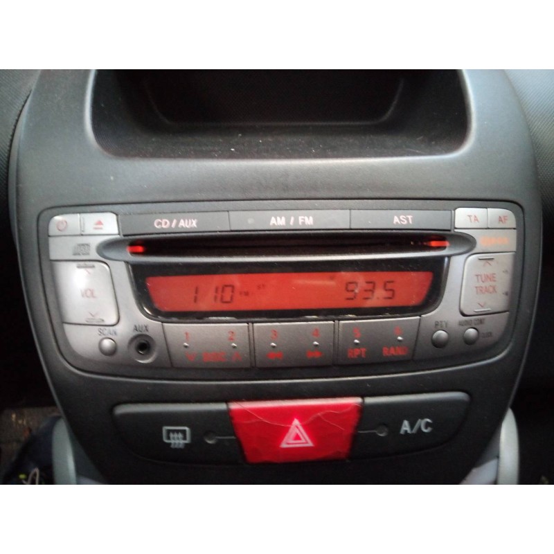 Recambio de sistema audio / radio cd para toyota aygo (kgb/wnb) básico referencia OEM IAM   