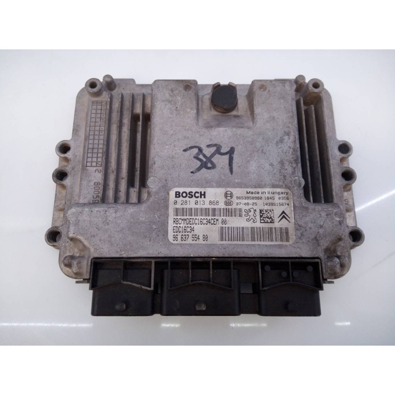 Recambio de centralita motor uce para citroen c4 coupe vtr referencia OEM IAM 9663755480 0281013868 