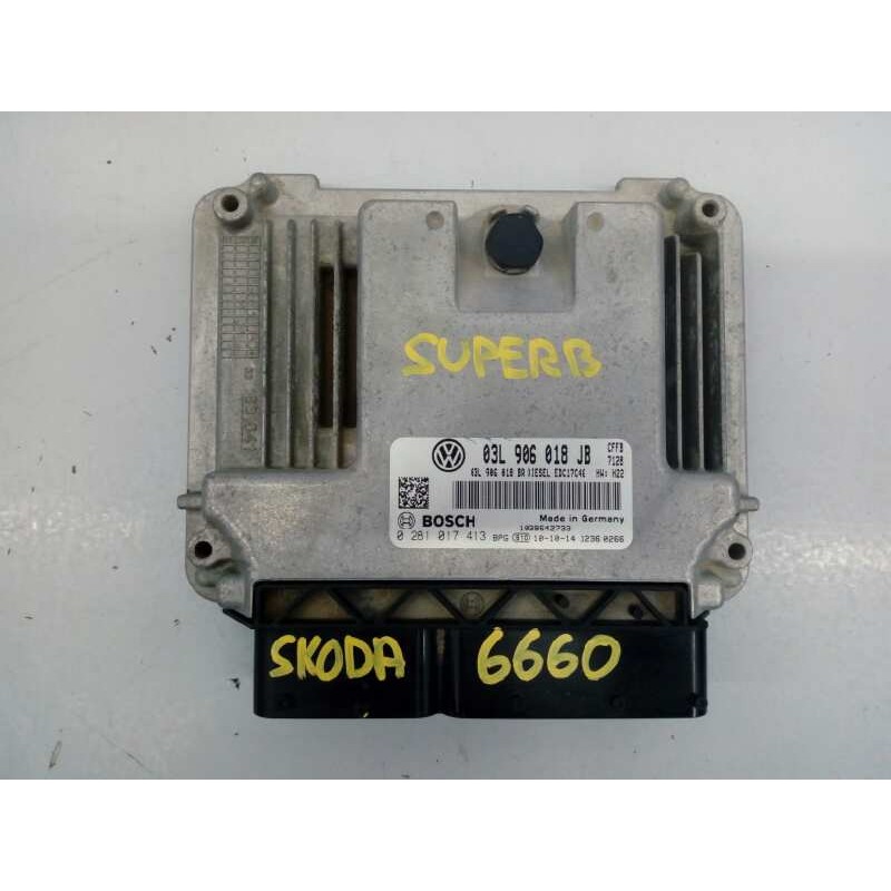 Recambio de centralita motor uce para skoda suberb (3t4) elegance referencia OEM IAM 03L906018JB 0281017413 