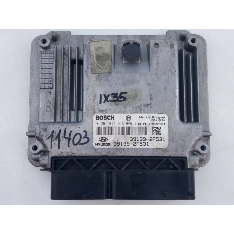 Recambio de centralita motor uce para hyundai ix35 tecno 2wd referencia OEM IAM 391992F531 0281031415 