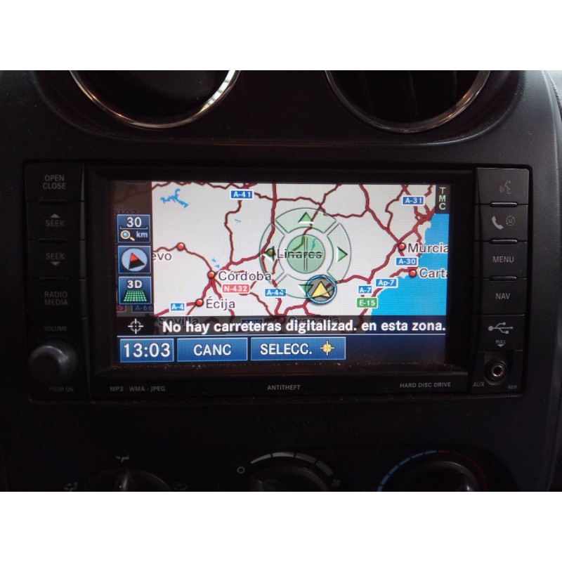 Recambio de sistema navegacion gps para chrysler jeep compass limited referencia OEM IAM   