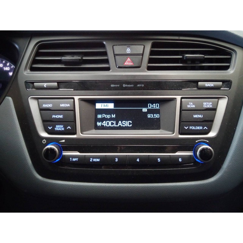 Recambio de sistema audio / radio cd para hyundai i20 trend referencia OEM IAM   