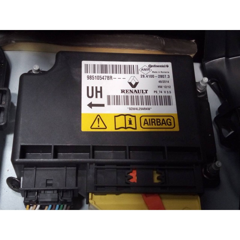 Recambio de centralita airbag para renault megane iii berlina 5 p limited referencia OEM IAM 985105478R  