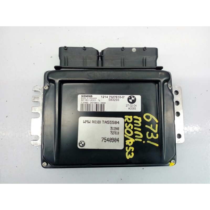 Recambio de centralita motor uce para bmw mini (r50,r53) cooper referencia OEM IAM 1214752761001 7540904 