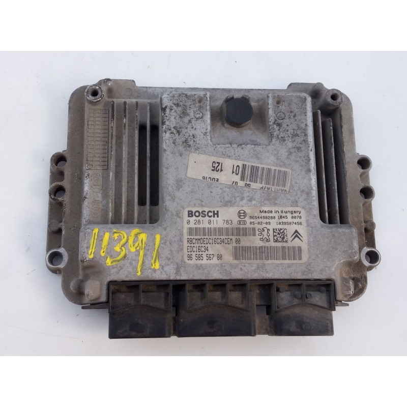 Recambio de centralita motor uce para peugeot 206 berlina look referencia OEM IAM 9658556780 0281011783 