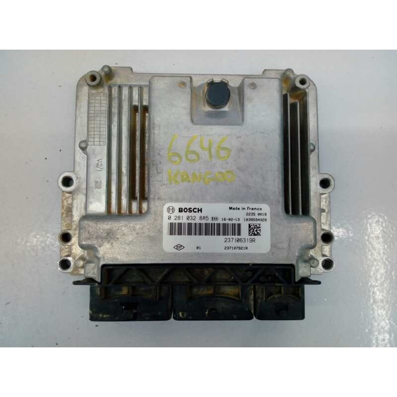 Recambio de centralita motor uce para renault kangoo emotion referencia OEM IAM 237106319R 0281032885 