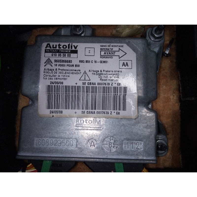 Recambio de centralita airbag para citroen c4 picasso premier referencia OEM IAM 9665396680  