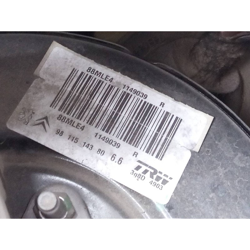 Recambio de servofreno para citroen c-elysée exclusive referencia OEM IAM 9815514380  