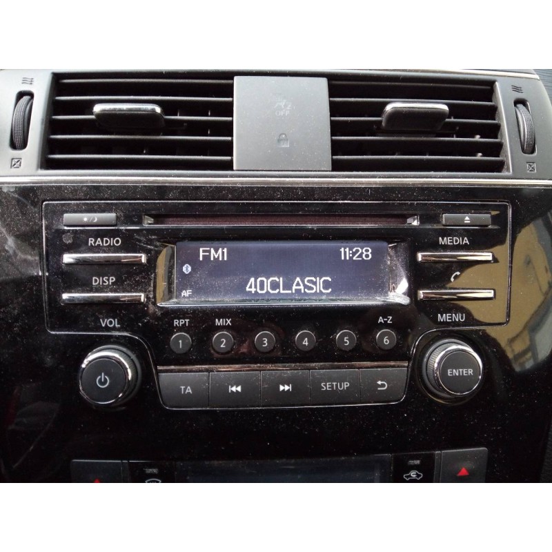 Recambio de sistema audio / radio cd para nissan pulsar (c13) acenta referencia OEM IAM 281853ZL1A  