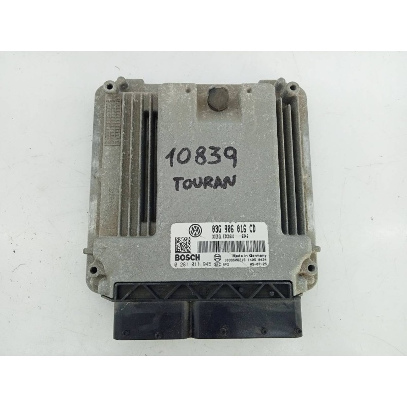 Recambio de centralita motor uce para volkswagen touran (1t1) trendline referencia OEM IAM 03G906016CD 0281011945 