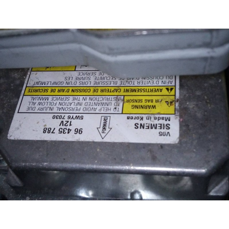 Recambio de centralita airbag para chevrolet epica lt referencia OEM IAM 96435788  