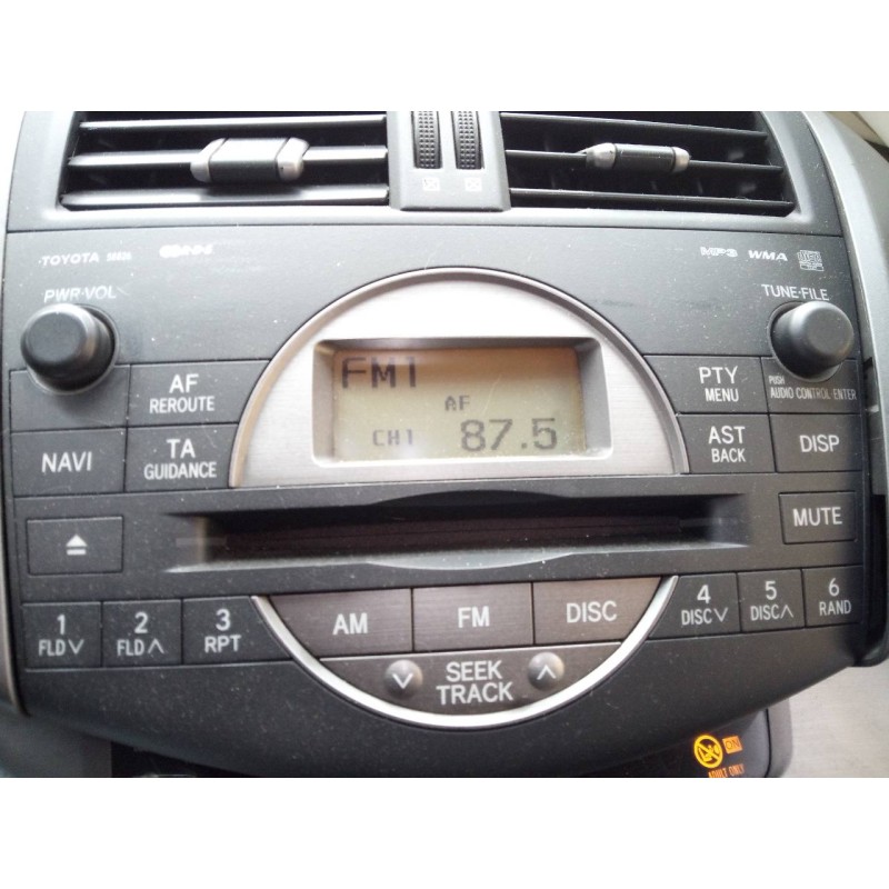 Recambio de sistema audio / radio cd para toyota rav 4 (a3) sol referencia OEM IAM   