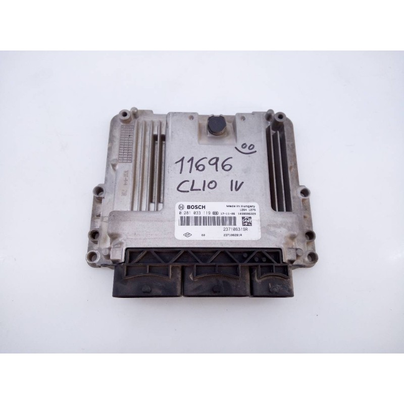 Recambio de centralita motor uce para renault clio iv dynamique referencia OEM IAM 237106319R 0281033119 