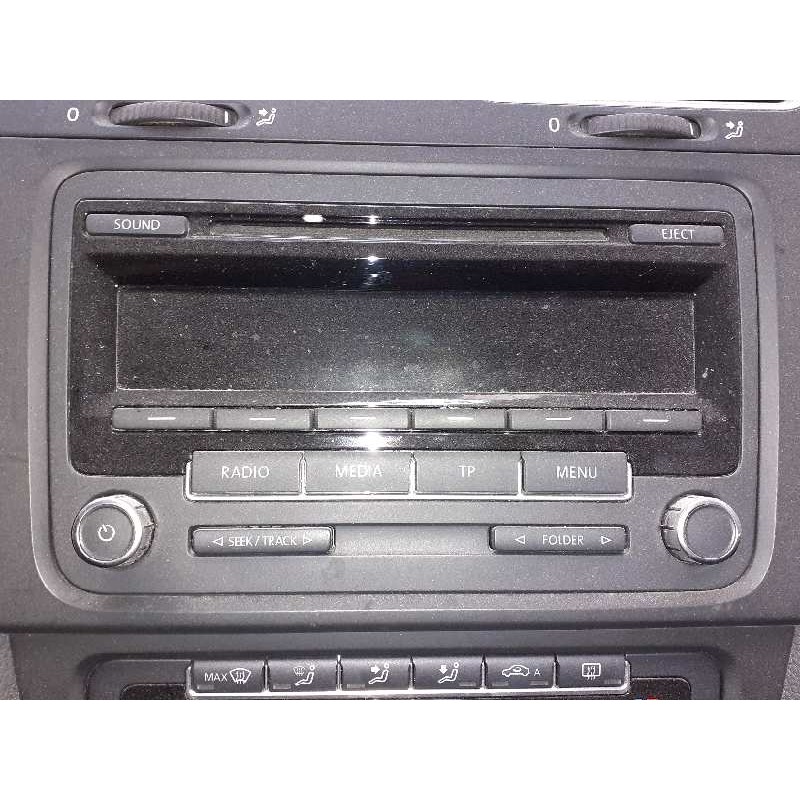 Recambio de sistema audio / radio cd para volkswagen golf vi (5k1) rabbit bluemotion referencia OEM IAM 1K0057186AA  