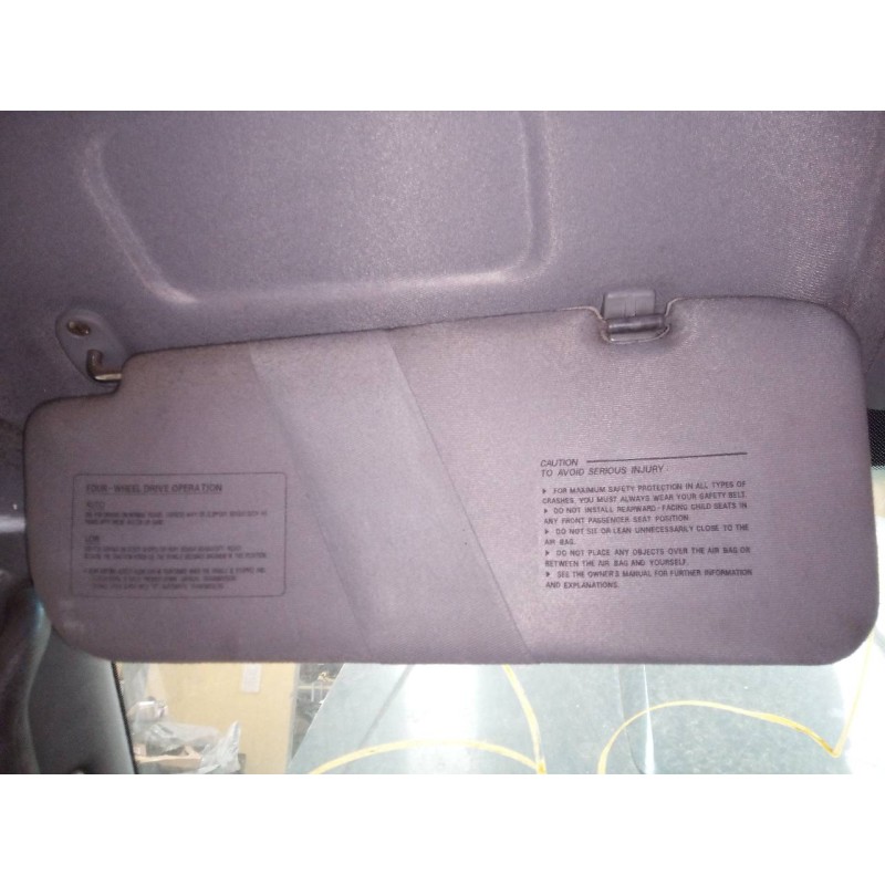 Recambio de parasol izquierdo para hyundai terracan (hp) 2.9 crdi gl referencia OEM IAM   