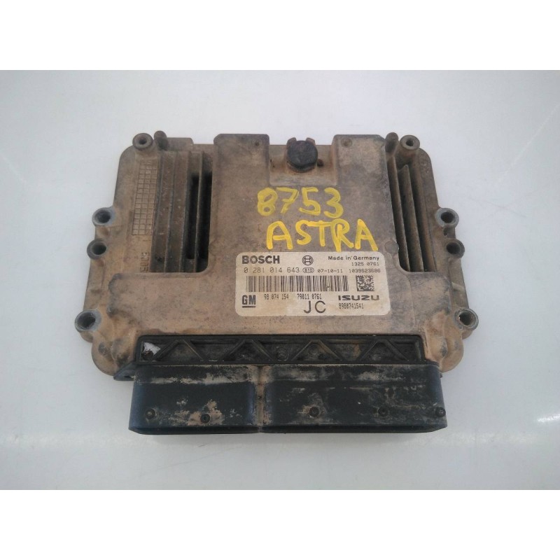 Recambio de centralita motor uce para opel astra gtc sport referencia OEM IAM 0281014643 98074154 