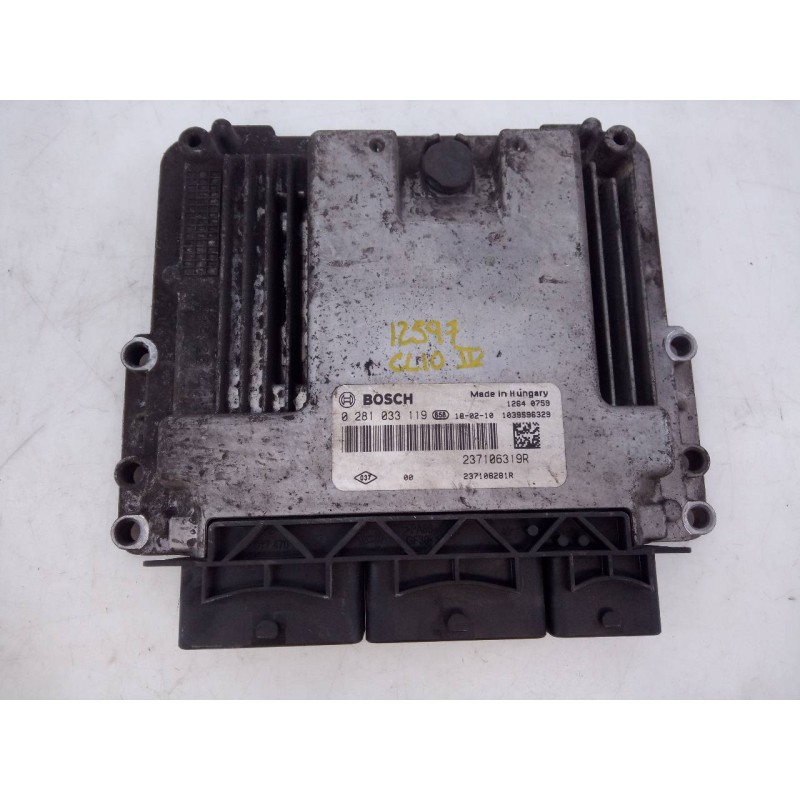 Recambio de centralita motor uce para renault clio iv authentique referencia OEM IAM 237106319R 0281033119 