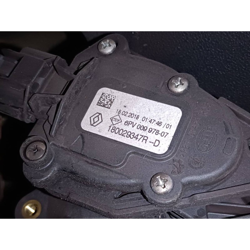 Recambio de pedal acelerador para renault clio iv authentique referencia OEM IAM 180029347R  