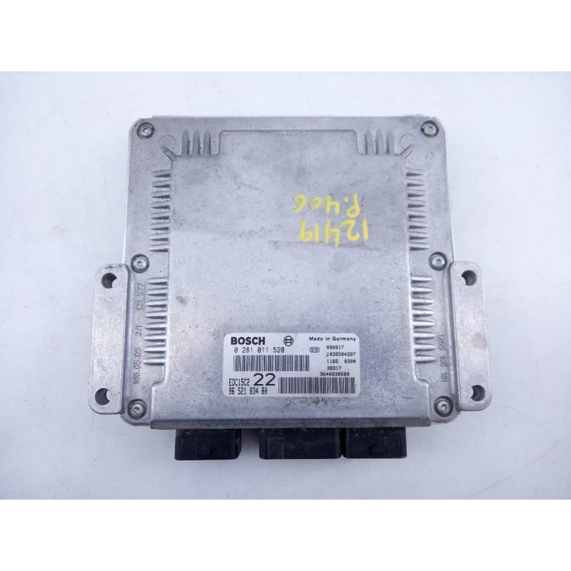 Recambio de centralita motor uce para peugeot 406 berlina (s1/s2) srdt referencia OEM IAM 9652183480 0281011520 