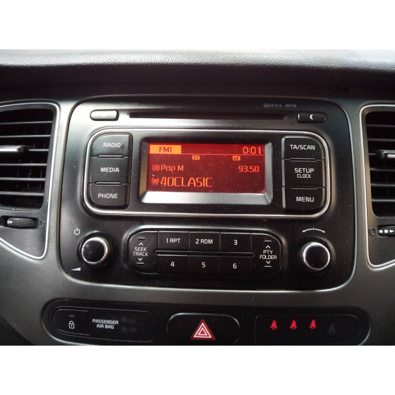 Recambio de sistema audio / radio cd para kia carens ( ) drive referencia OEM IAM   