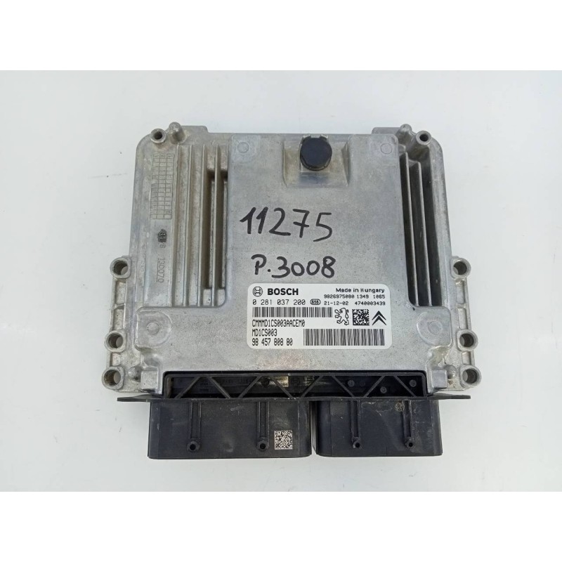 Recambio de centralita motor uce para peugeot 3008 gt line referencia OEM IAM 9845780880 0281037200 