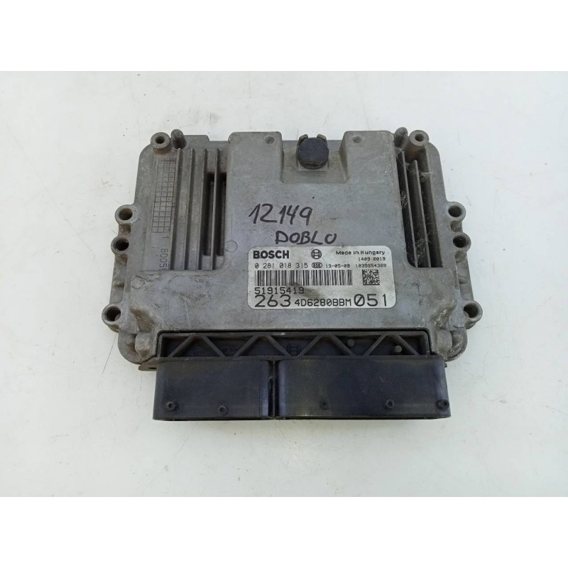 Recambio de centralita motor uce para fiat doblo emotion referencia OEM IAM 51915419 0281018315 