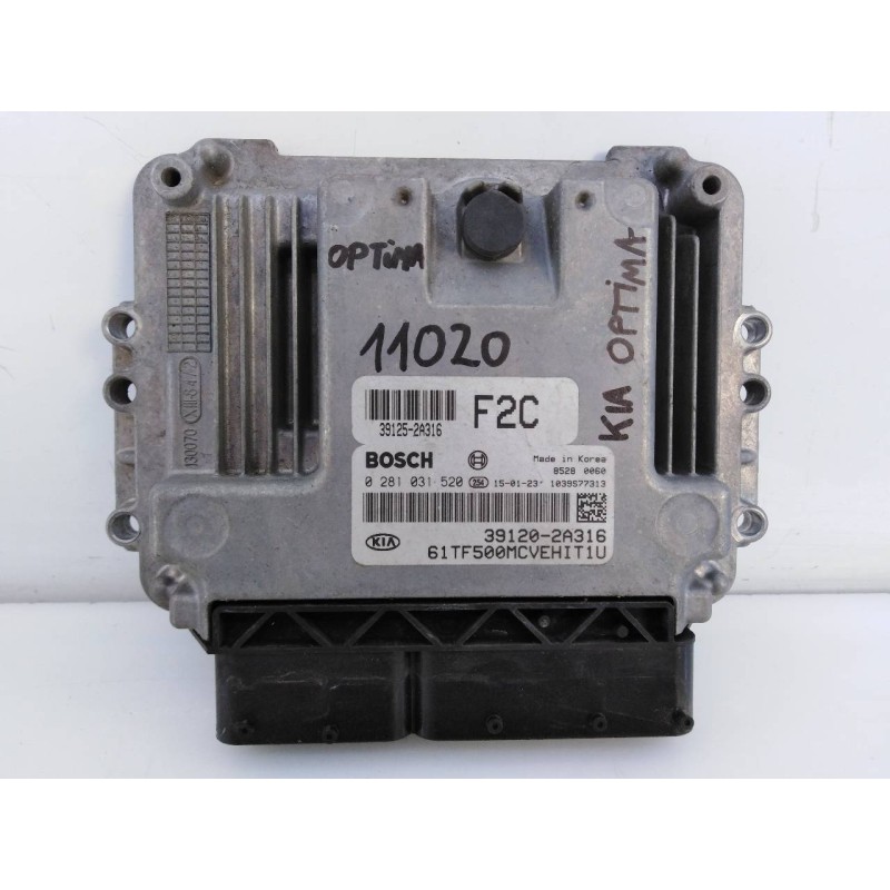 Recambio de centralita motor uce para kia optima drive referencia OEM IAM 391202A316 0281031520 