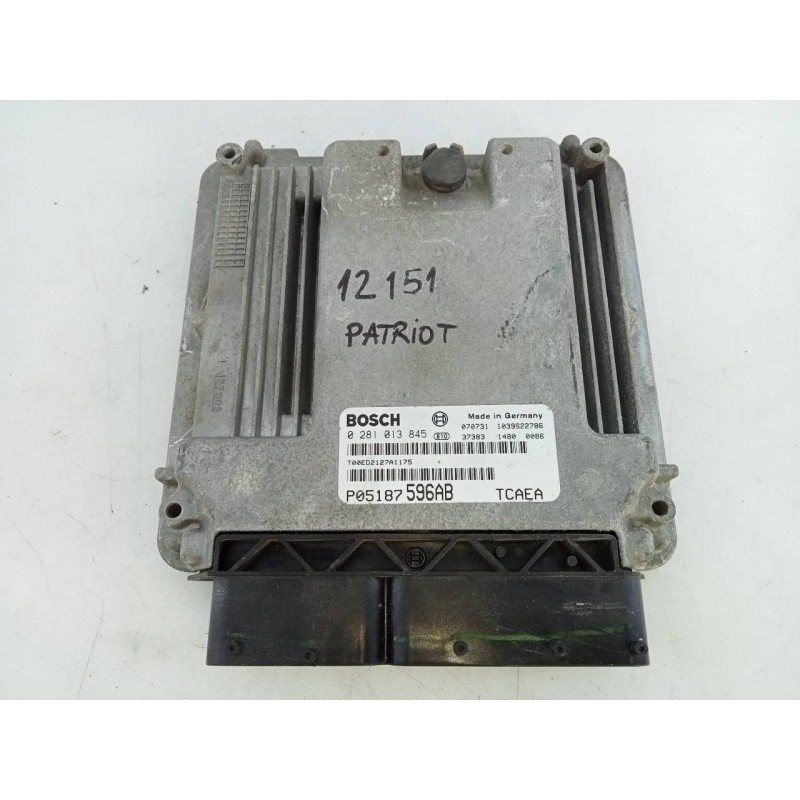 Recambio de centralita motor uce para chrysler jeep patriot limited referencia OEM IAM P05187596AB 0281013845 