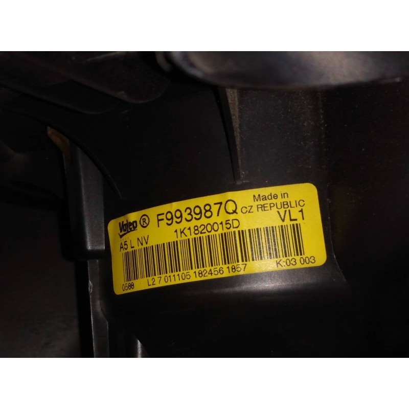 Recambio de ventilador calefaccion para seat leon (1p1) reference referencia OEM IAM 1K1820015D  