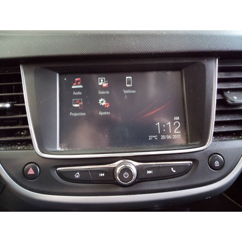 Recambio de sistema audio / radio cd para opel crossland x excellence referencia OEM IAM   