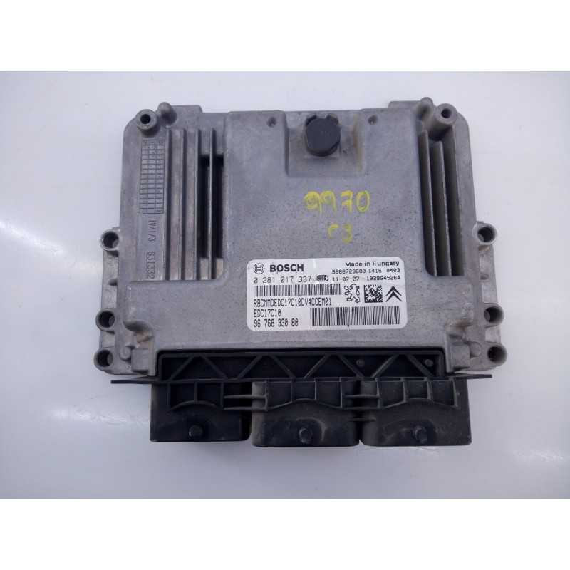 Recambio de centralita motor uce para citroen c3 collection referencia OEM IAM 9676833080  