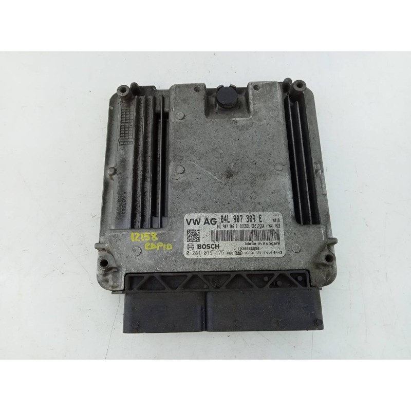 Recambio de centralita motor uce para skoda rapid active referencia OEM IAM 04L907309E 0281018175 