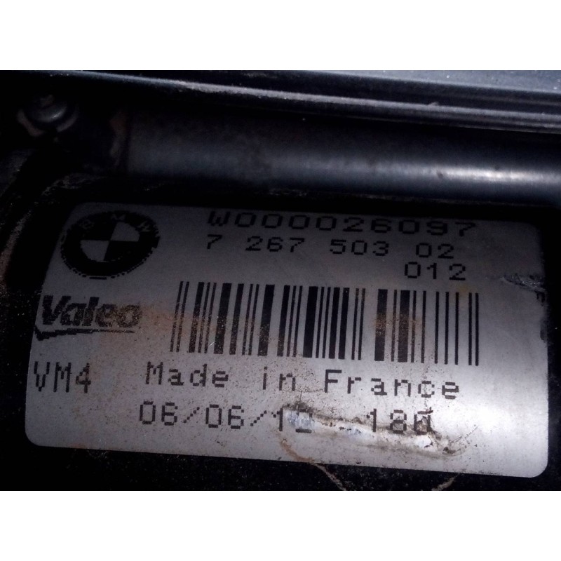 Recambio de motor limpia delantero para bmw serie 1 lim. (f20) 118d referencia OEM IAM 726750302  