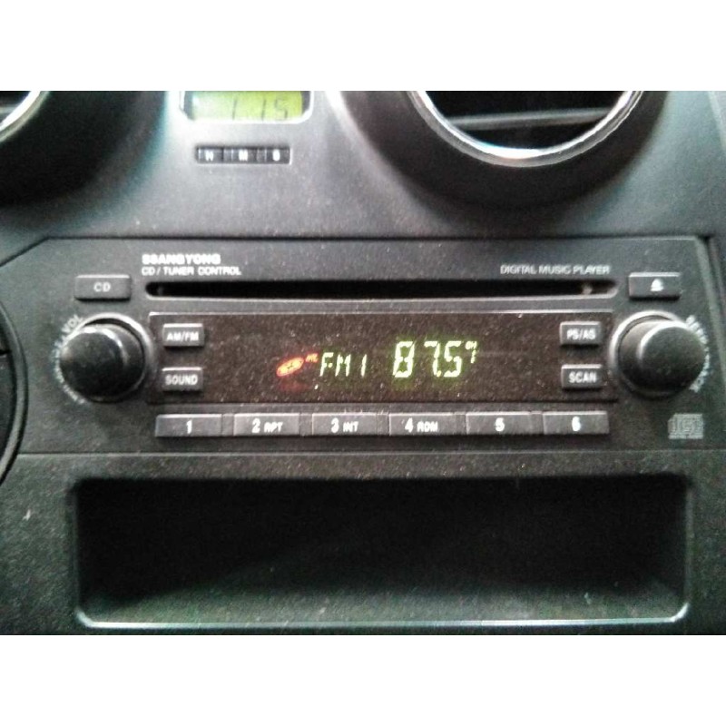 Recambio de sistema audio / radio cd para ssangyong actyon 200 xdi 4wd limited referencia OEM IAM   