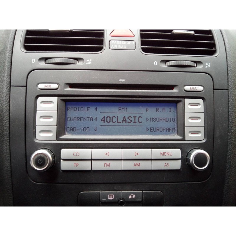 Recambio de sistema audio / radio cd para volkswagen golf v berlina (1k1) trendline referencia OEM IAM   