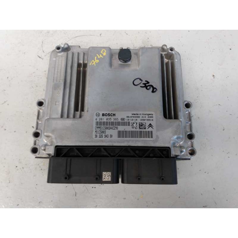 Recambio de centralita motor uce para opel crossland x opel 2020 referencia OEM IAM 0281035365 9832694380 