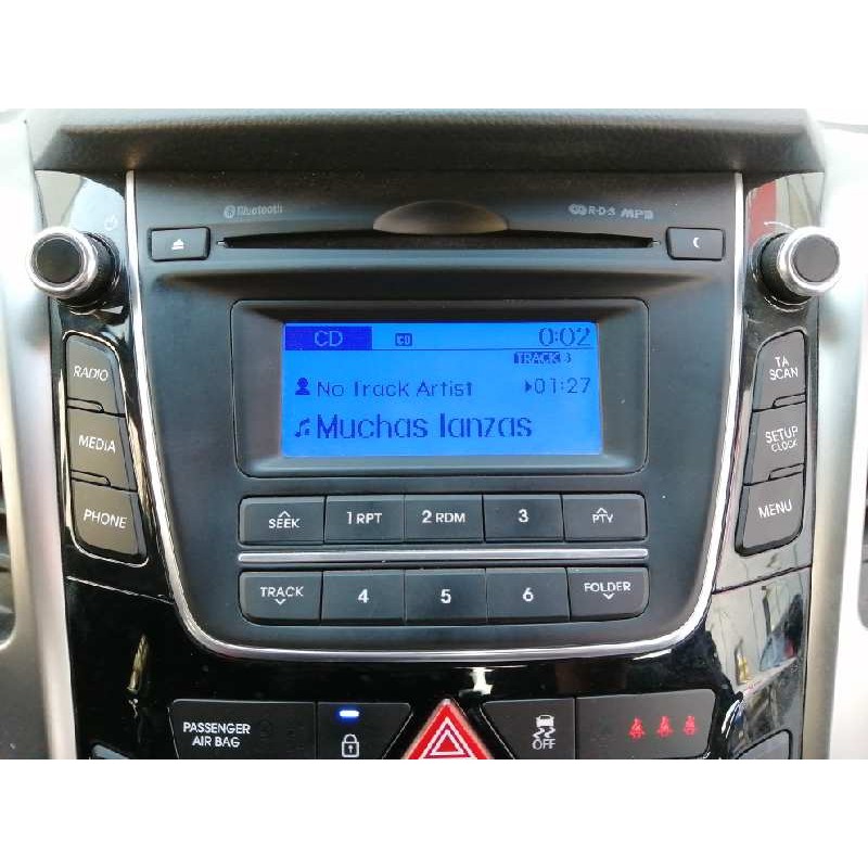 Recambio de sistema audio / radio cd para hyundai i30 (gd) trend referencia OEM IAM   