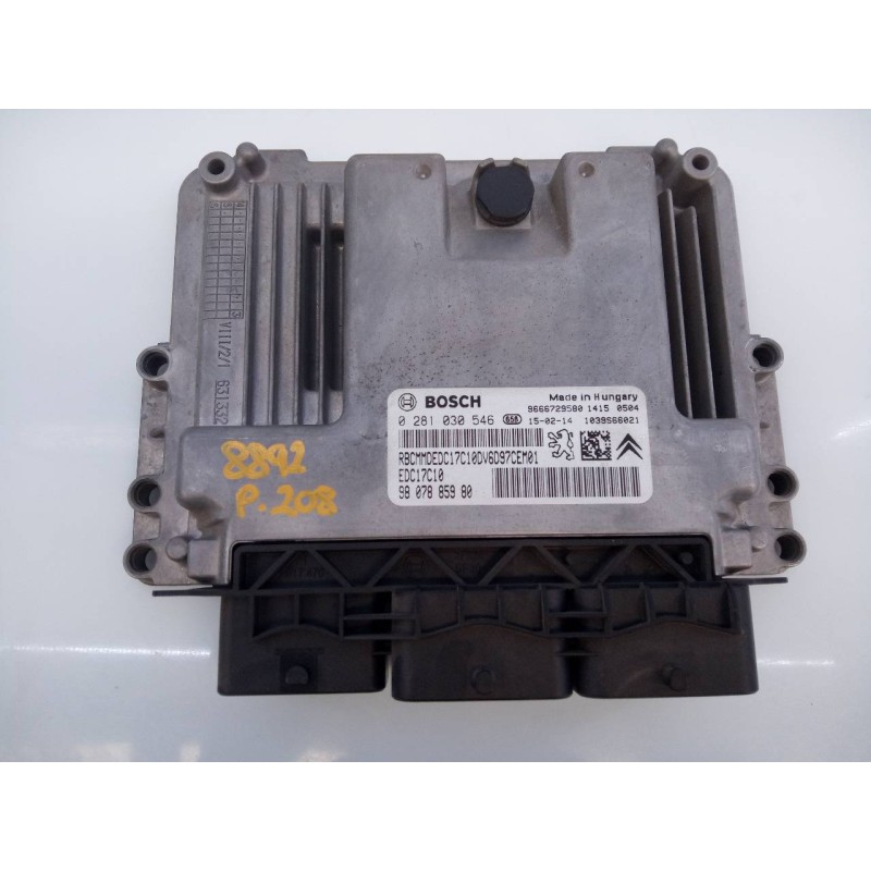 Recambio de centralita motor uce para peugeot 208 active referencia OEM IAM 9807885980 0281030546 