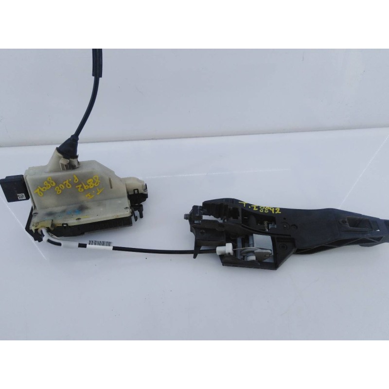 Recambio de cerradura puerta trasera izquierda para peugeot 208 active referencia OEM IAM 9672961180 100215BH 