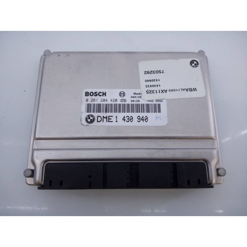 Recambio de centralita motor uce para bmw serie 3 berlina (e46) 316i referencia OEM IAM 0261204420 DME1430940 