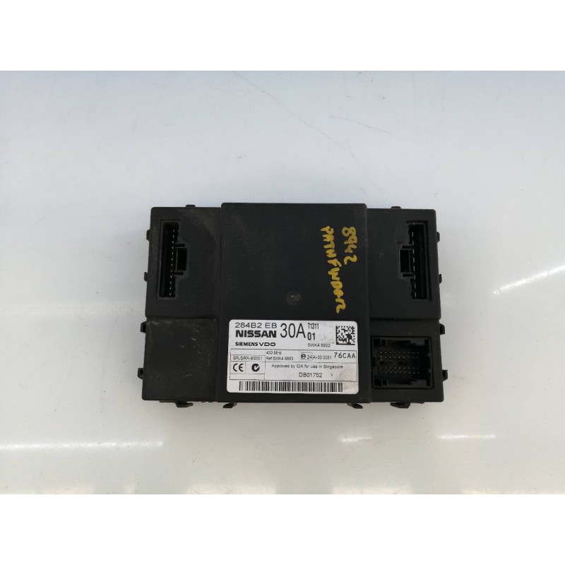 Recambio de modulo electronico para nissan pathfinder (r51) 2.5 dci se referencia OEM IAM 284B2EB30A 5WK48922 