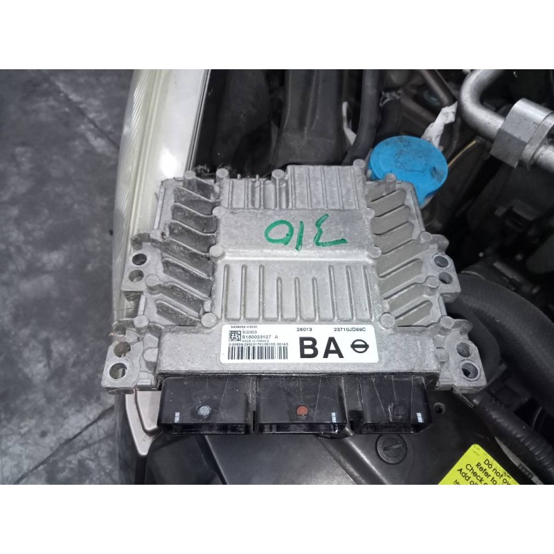 Recambio de centralita motor uce para nissan qashqai (j10) acenta referencia OEM IAM 23710JD59C S180033107 