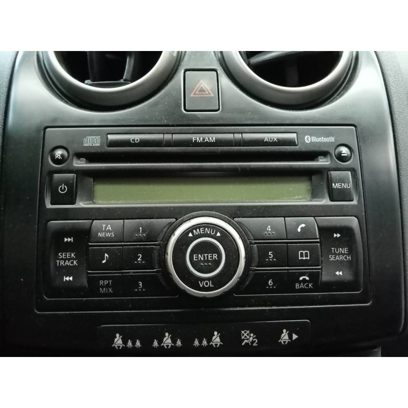 Recambio de sistema audio / radio cd para nissan qashqai (j10) acenta referencia OEM IAM   