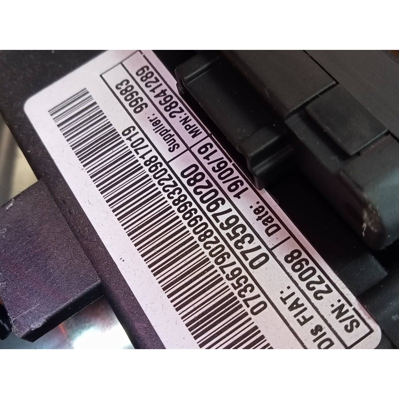 Recambio de anillo airbag para fiat ducato furgón 35 (290) 180 referencia OEM IAM 28641289 07356790280 