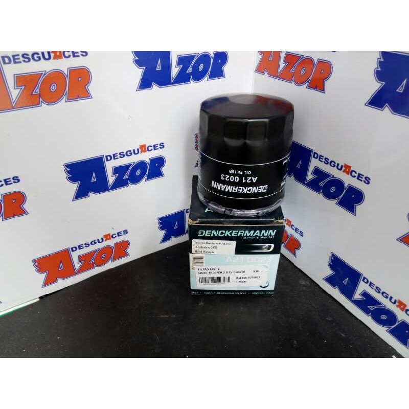 Recambio de filtro aceite para isuzu trooper 2.8 turbodiesel referencia OEM IAM A210023  