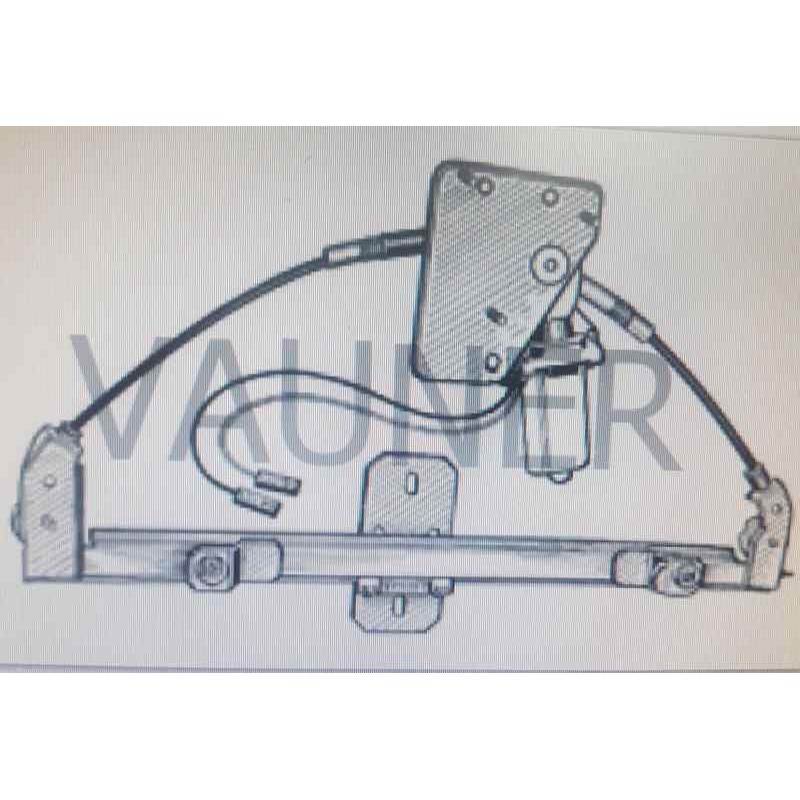 Recambio de elevalunas trasero izquierdo para renault megane i fase 2 berlina (ba0) referencia OEM IAM 106191506 NUEVO 