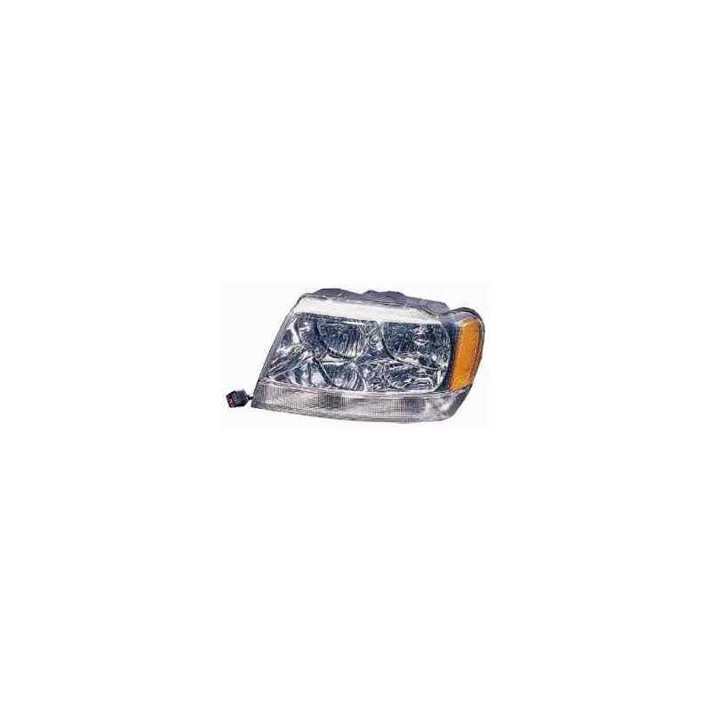 Recambio de faro izquierdo para chrysler jeep gr.cherokee (wj/wg) referencia OEM IAM 11216201 NUEVO 