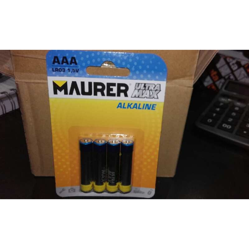 Recambio de ferreteria para universal pilas maurer alcalina lr03 referencia OEM IAM 19040120 NUEVO 