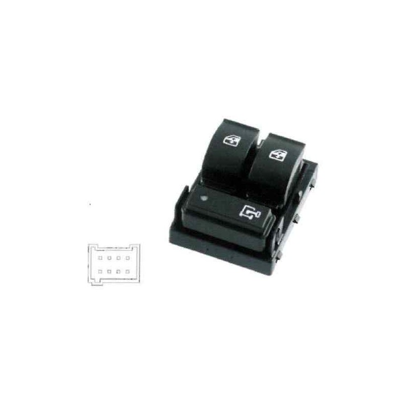 Recambio de mando elevalunas delantero izquierdo para fiat ducato combi 30 (09.2006 =>) referencia OEM IAM PSA4762 NUEVO 