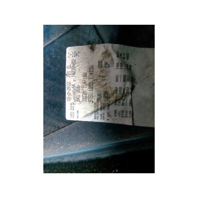 seat ibiza (6k1) del año 1999